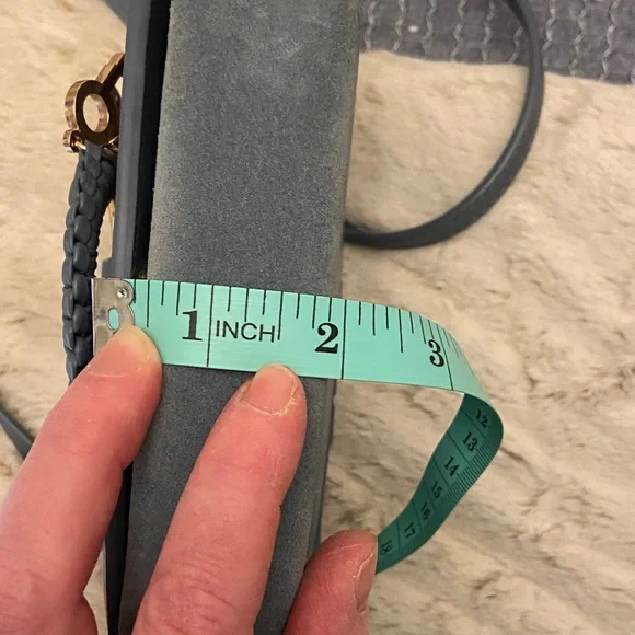 See By Chloe Hana Leather and Suede Crossbody Bag in Stormy Sky - Picture 14 of 14